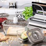Caso VacuBoxx Eco-Set – 3 Vakuumbehälter aus Borosilikatglas mit Schlauch & Adapter – Bild 2