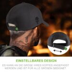GREEN DEVIL Anstoßkappe Baseball-Stil – Leichter Kopfschutz mit ABS Hartschale & Atmungsaktiv – Bild 6