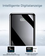 YILANS 26800mAh Power Bank USB-C 25.5W – Schnellladung & Taschenlampe für iPhone & Samsung – Bild 5