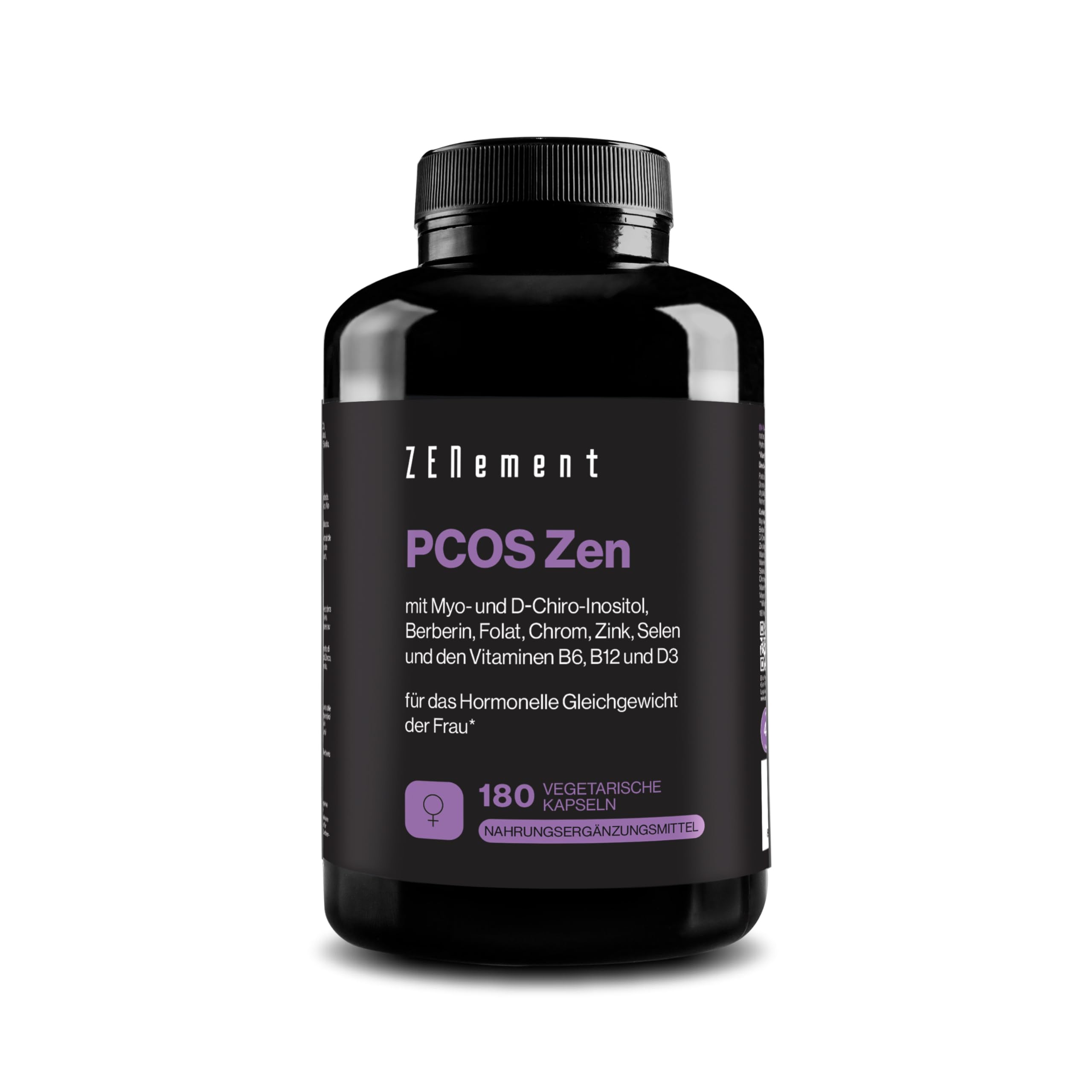 61KpDlPJhNL._SY2560_.jpg PCOS Zen – Myo-Inositol & D-Chiro-Inositol Komplettformel – 180 vegane Kapseln – Bild 1