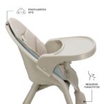 Kinderkraft DINNLY Hochstuhl – Kombihochstuhl mit Sicherheitsgurten für Babys ab 6 Monaten – Bild 6