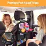 URAQT Auto Organizer 2er Set – Rücksitz Aufbewahrungstasche mit Klapptisch für SUV – Bild 8