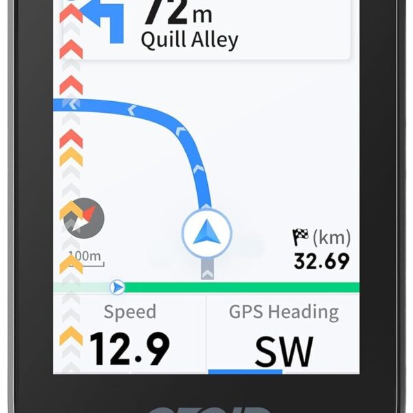 GEOID CC700 GPS Fahrradcomputer – 2,8" Farbdisplay, Route-Navigation & 25h Akku