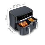 Tefal Dual Easy Fry XXL 11L Doppelkammer-Heissluftfritteuse – 2 Schubladen, 7 Programme, Extra-Crisp – Bild 9