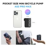 CYCPLUS AS2 Pro Max – Kabelloses Mini-Reifenpumpen-System 120 PSI für alle Fahrradtypen – Bild 3