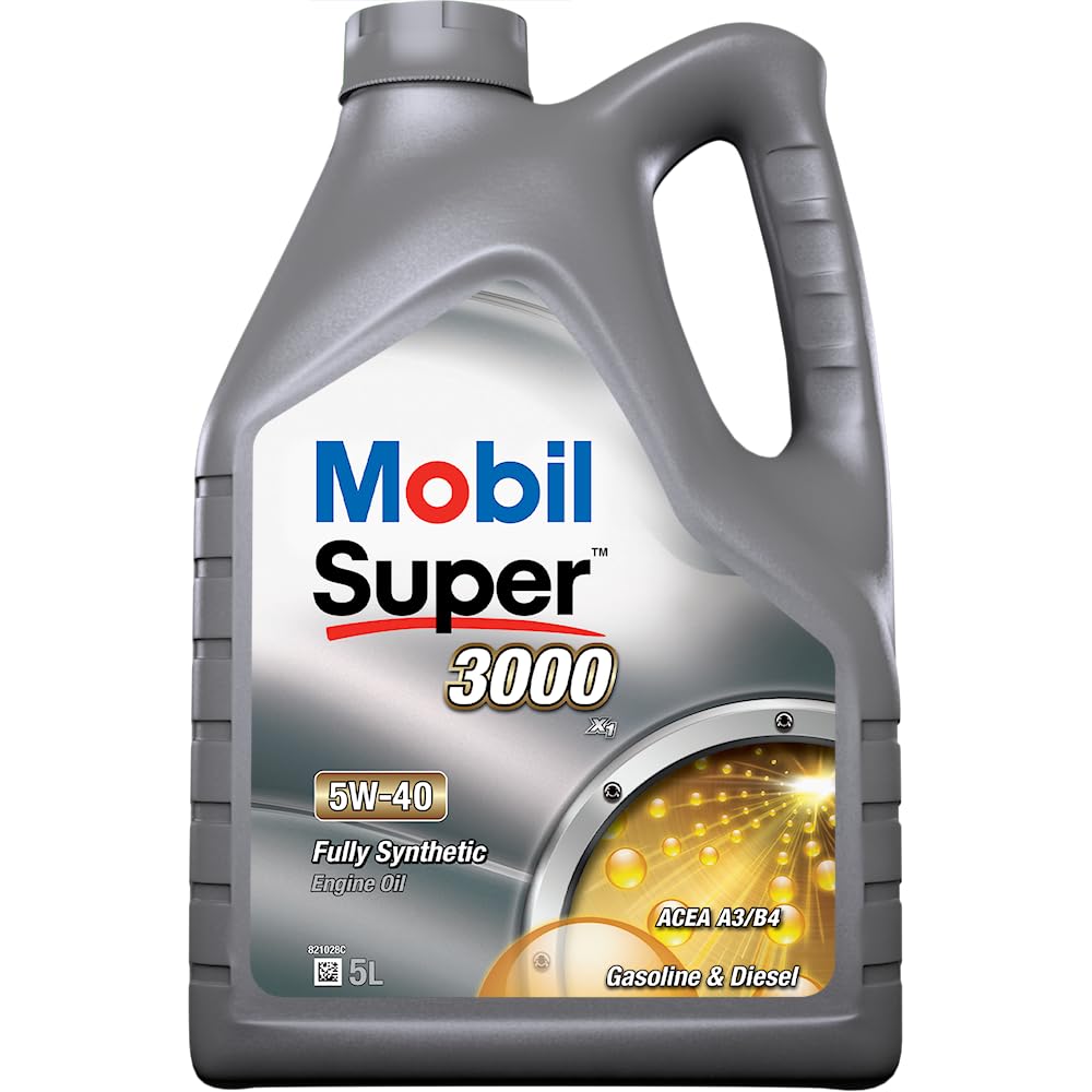61LhSHjmCwL._SY1000_.jpg Mobil Super 3000 X1 5W-40 Motoröl, 5L – Synthetisches Motoröl für Benzin- & Dieselmotoren – Bild 1