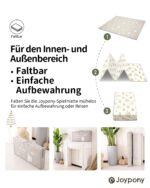 Joypony Krabbelmatte 150x180 cm – Faltbare Spielmatte wasserdicht & rutschfest für Babys – Bild 6