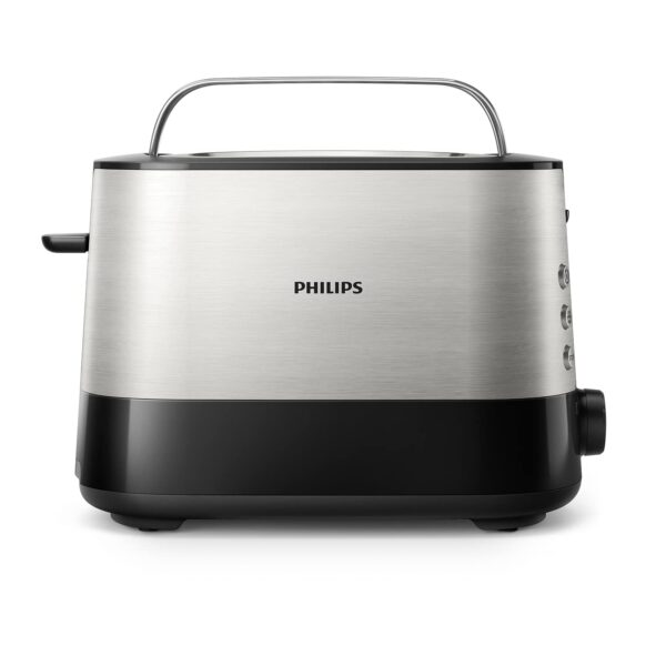 Philips Toaster HD2637/90 mit 7 Stufen & Brötchenaufsatz – Perfekter Toast für jeden Tag