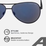 ALPINA A 107 Pilotenbrille – Verspiegelt mit 100% UV-Schutz & Ceramic-Scheiben – Bild 3