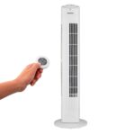 MEDION E11 TF Turmventilator mit Fernbedienung – 45W Standventilator mit Schlafmodus