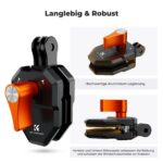K&F CONCEPT Motorrad Windschutzscheiben-Kamerahalterung – Action-Cam Halter für GoPro & DJI – Bild 3