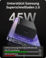 45W USB-C Ladegerät 2er Pack mit 2M Kabel – Superschnellladen für Samsung Galaxy – Bild 2