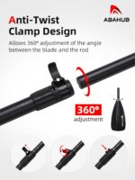 Abahub 2in1 SUP Kajak Paddel 173–226 cm – Aluminium Verstellbar für Stand-Up Paddleboard – Bild 5