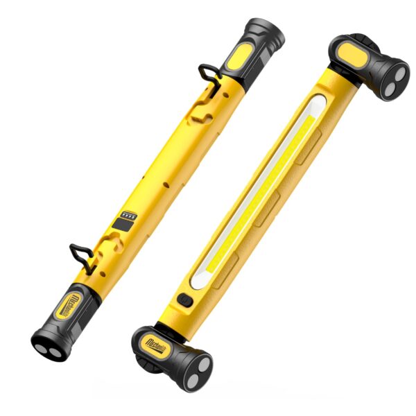 MechaniLite Werkstattlampe 3000 Lumen – LED Arbeitsleuchte mit Akku, Magnet & USB-C