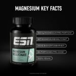 ESN Magnesium Caps 2x120 Kapseln – 194 mg Magnesiumbisglycinat für Energie & Muskelfunktion – Bild 3