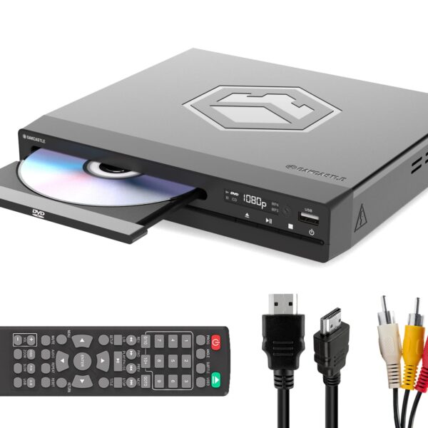 Oakcastle DVD100 Multi-Region DVD-Player mit 1080p Upscaling – Region Free Player für Fernseher