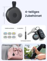Kzom Air Tracker 4er Pack – Bluetooth Schlüsselfinder mit Apple Find My für iOS – Bild 5