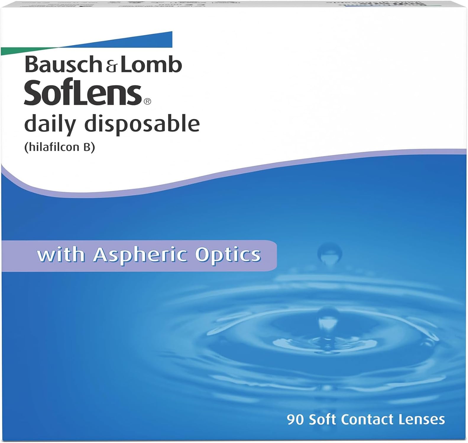 61N45B6Jr5L._SY1500_.jpg Bausch + Lomb SofLens Daily Disposable Tageslinsen – 90er Box, BC 8.6, -3.00 Dioptrien – Bild 1
