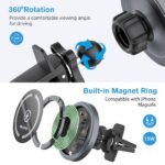 OHLPRO Magsafe Autohalterung mit 15W Schnellladung – Magnetische Handyhalterung für iPhone – Bild 6