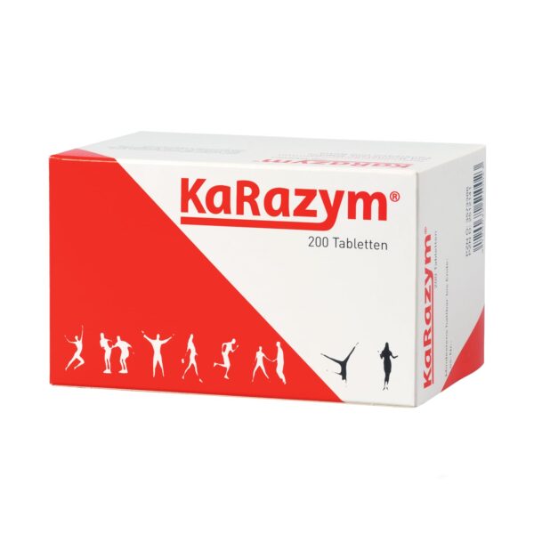 KaRazym 200 St. – Magensaftresistente Enzymtabletten für Gelenke, Muskeln & Venen