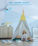 ieGeek Babyphone 2,5K/4MP mit 5,5" Display – 360° PTZ & KI-Sicherheit für Eltern – Bild 6