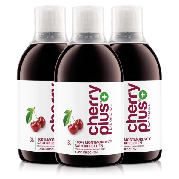 Montmorency-Sauerkirsch-Konzentrat 500 ml – 1.450 Kirschen pro Flasche für Regeneration & Gesundheit