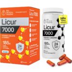 Licur 7000 – Mizellares Curcumin mit 185x Bioverfügbarkeit & Vitamin D3 – 60 Kapseln