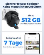 Reolink 4K PTZ Überwachungskamera mit Dual Lens & Auto-Tracking – Solar WLAN Kamera für Aussen – Bild 9
