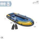 Intex Challenger 3 Schlauchboot 295 x 137 cm – 3-Personen Angelboot mit Zubehör – Bild 4
