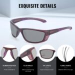 Myiaur Selbsttönende Fahrradbrille Damen Polarisiert – UV400 Sportsonnenbrille – Bild 5