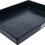 BGS 9474 Auffangwanne 18 L – Universelle Kunststoff-Wanne für Öl & Kühlflüssigkeiten