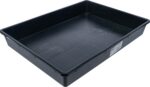 BGS 9474 Auffangwanne 18 L – Universelle Kunststoff-Wanne für Öl & Kühlflüssigkeiten