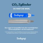 Sodapop Logan Wassersprudler – Starterset mit 3 Glasflaschen & CO₂-Zylinder – Bild 4