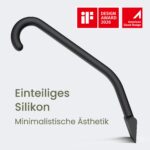 dancemoon JustHang Duschabzieher 25 cm – Streifenfreie Reinigung mit integriertem Haken – Bild 6