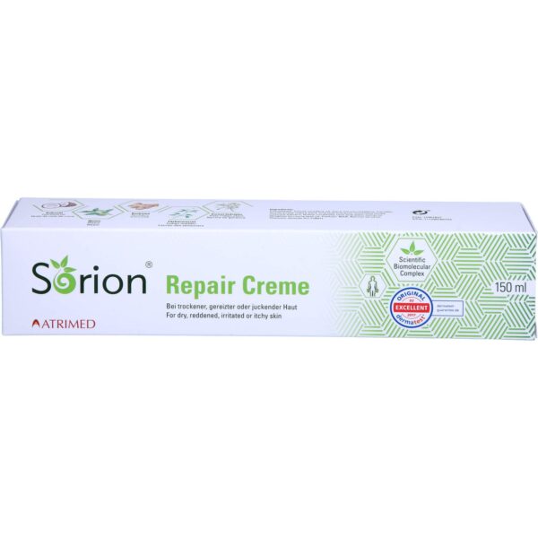 150 ml Sorion Repair Creme mit Kokosöl & ayurvedischen Extrakten – Intensive Regenerationspflege bei Juckreiz, Rötungen & gereizter Haut