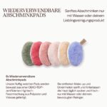 Waschies 6er-Set Abschminkpads Bunt – Wiederverwendbare Waschpads für alle Hauttypen – Bild 3
