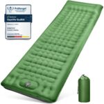 WARMTUYO Isomatte 12 cm – Aufblasbare Schlafmatte mit Fussdruckpumpe für Camping & Wandern