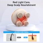 arboleaf Kopfmassagegerät elektrisch IPX7 wasserdicht – 8 Massageköpfe & 3 Modi – Bild 4