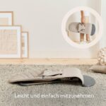 BabyBjörn Babywippe Bliss Sandgrau – Ergonomische 2-in-1 Wippe & Kinderstuhl – Bild 6
