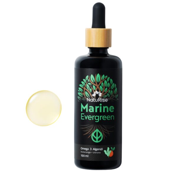 Naturise Omega 3 Vegan 100ml – 3139mg DHA, EPA & DPA – Hochdosiertes Algenöl