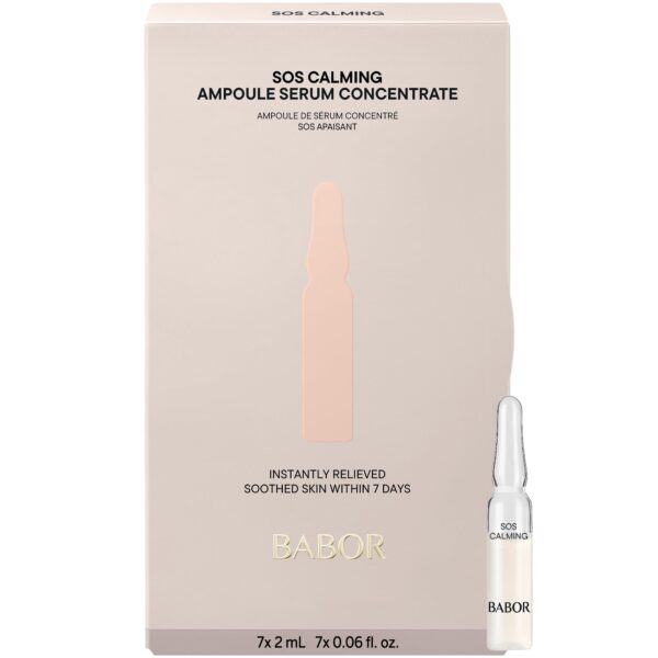 BABOR SOS Calming Serum Ampullen – Beruhigendes Gesichtskonzentrat mit Aloe Vera & Panthenol