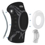 Kuangmi Kniebandage mit Drehknopf (XL) – Verstellbare Kompression für Sport & Rehabilitation – Bild 7