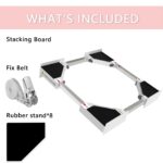 NIUXX Universales Stapelset für Waschmaschine & Trockner 46–66 cm – Platzsparend & Sicher – Bild 5