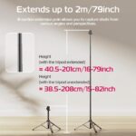 ULANZI MT-89 Aluminium Lichtstativ 208cm – Professionelles Kamera & Smartphone Stativ – Bild 7