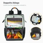 Hap Tim Wickelrucksack 25L mit isolierten Fächern – Ergonomischer Wickelrucksack wasserdicht für Eltern – Bild 4