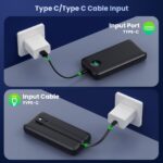 Pxwaxpy 26800mAh Power Bank USB-C mit Kabel – 25W Schnellladung für 5 Geräte – Bild 5