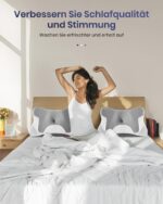 DONAMA Memory Foam Nackenkissen Ergonomisch – Doppelhöhe mit Armauflage für alle Schlafpositionen – Bild 7
