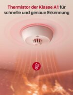 X-Sense XH02-M Funkvernetzter Hitzemelder 2er-Pack – 10-Jahre-Batterie & intelligente Vernetzung – Bild 2