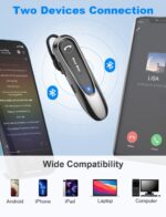 New Bee B45 Bluetooth Headset mit Dual Mic & 20h Sprechzeit – Freisprech-Ohrhörer für Profis – Bild 5