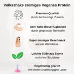 Veganes Protein Schoko 1000g – 12 pflanzliche Proteinquellen Made in Germany – Bild 3
